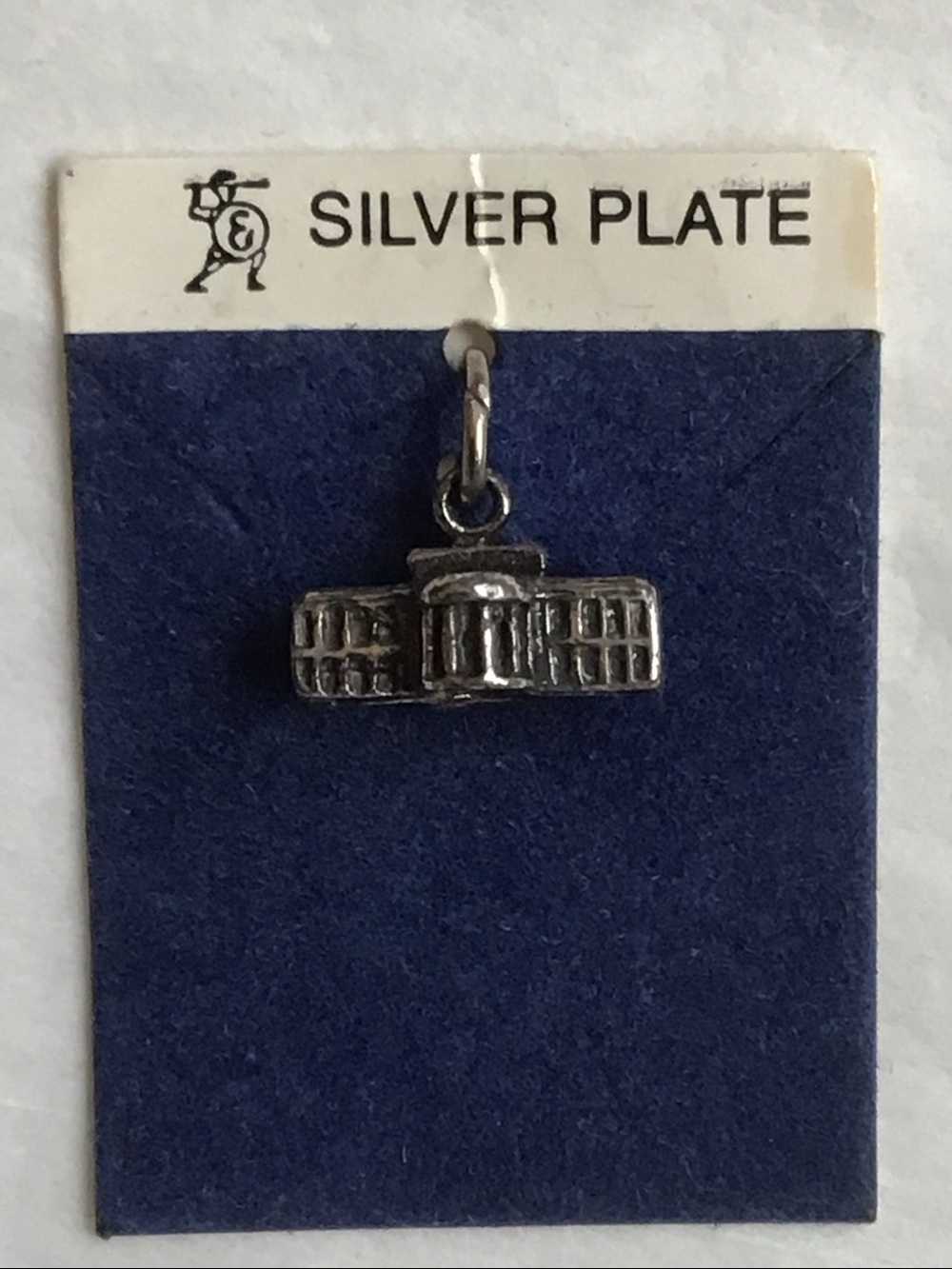 Vintage Silver Plated White House Souvenir Charm
